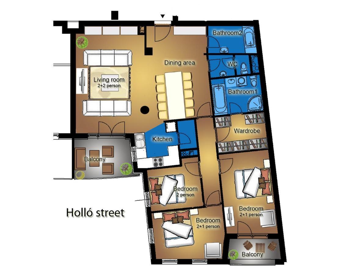 Gde Hollo Apartments Budapest Exterior photo